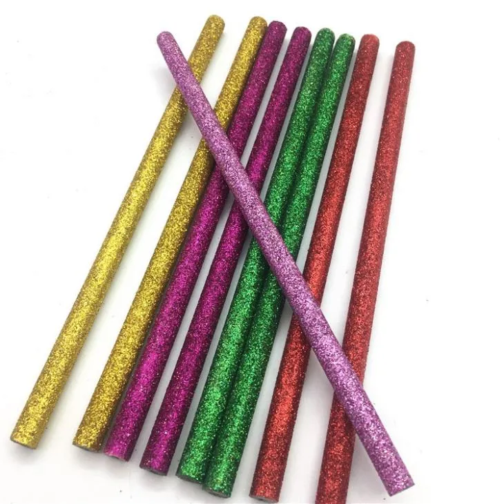 Fancy Colorful Glitter Pencil With Logo